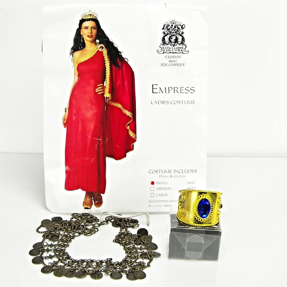 Girls Small (4-6) Empress Halloween Costume New. - Picture 3 of 8